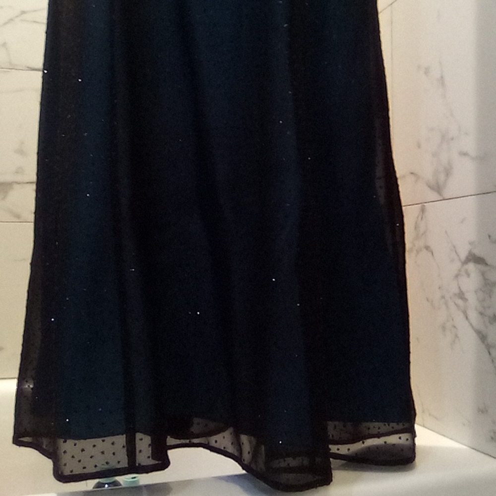 Vintage 90S Glam Sparkle Formal Gown - Picture 10 of 16